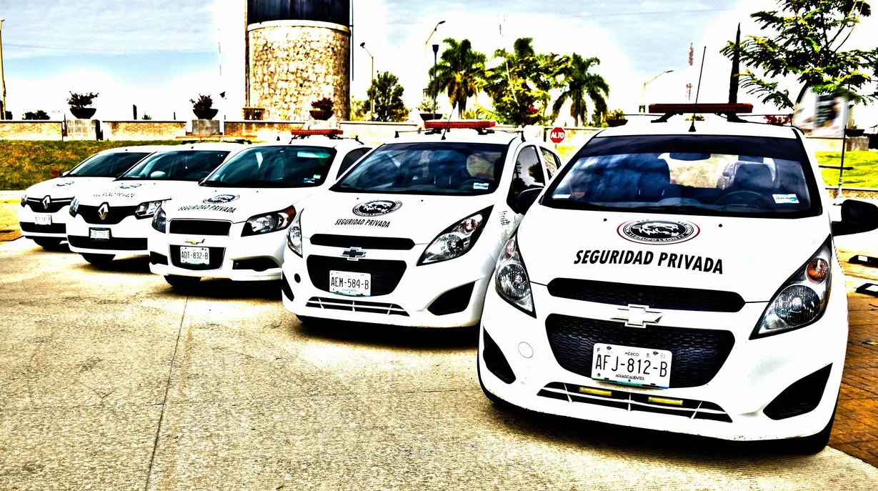 Flotilla de patrullas de Grupo León estacionadas en formación